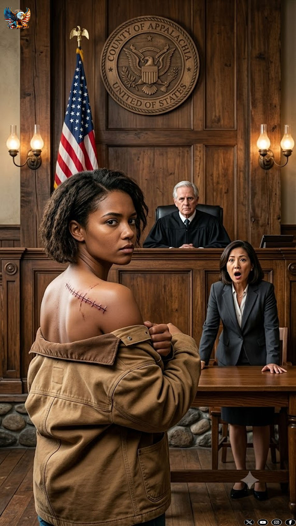 My family dragged me to court, accusing me of being a fake veteran. “She never served in the military. She stole our family’s reputation. She made it all up,” my mother snarled under oath. I didn’t react. I just looked at the judge. She rose slowly from the bench. But when I lifted my shirt to reveal the wound on my shoulder, everyone was completely stunned. A punishment they never expected…