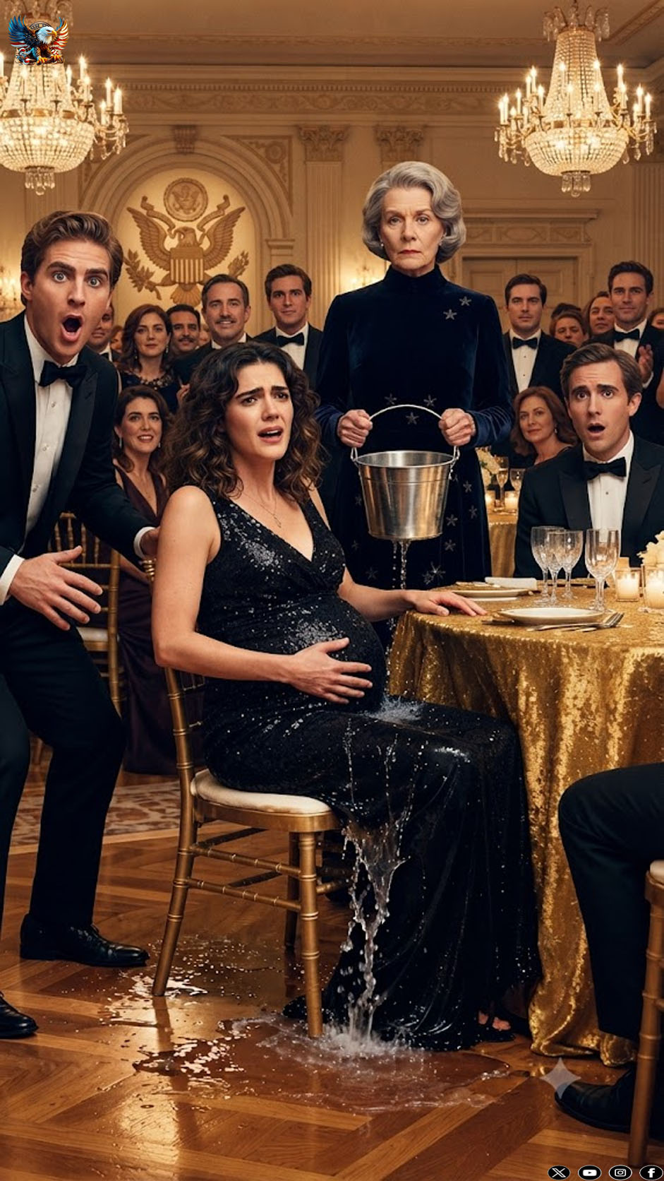 I never told my ex-husband or his wealthy family that I was the secret owner of his employer’s multi-billion dollar company. They thought I was a “broke, pregnant, penniless charity case.” At a family dinner, my ex-mother-in-law “accidentally” poured a bucket of ice water over my head to humiliate me, laughing: “At least you finally took a bath.” I sat there, soaked. Then, I took out my phone and sent a single message: “Initiate Protocol 7.” Ten minutes later, they were on their knees begging me.