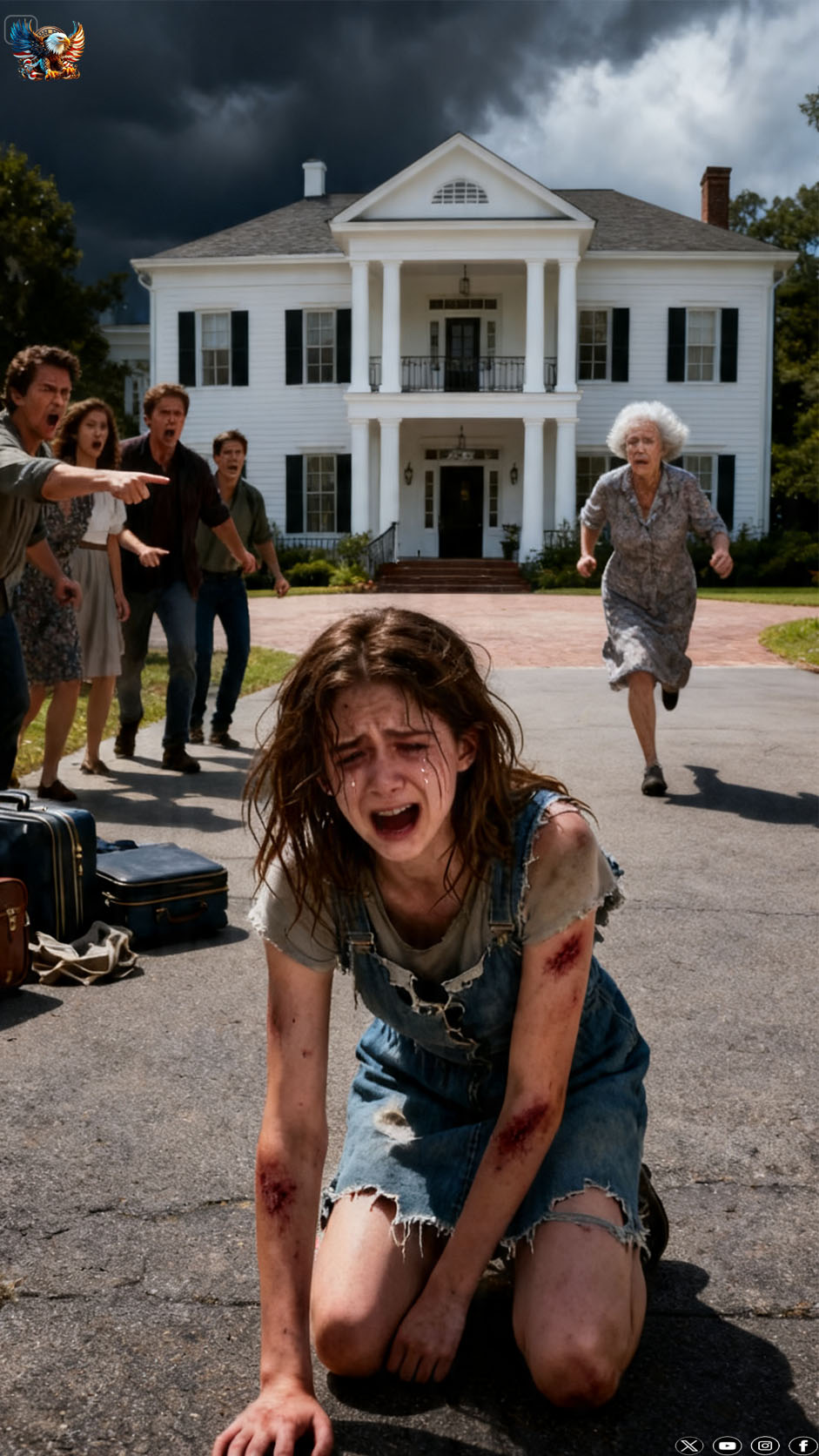 I gave my daughter a country house. When I arrived, she was crying because her husband’s family had just moved in! They were making her work like crazy and treating her terribly. Five minutes later, they were all outside, and I said only three words before closing the door.
