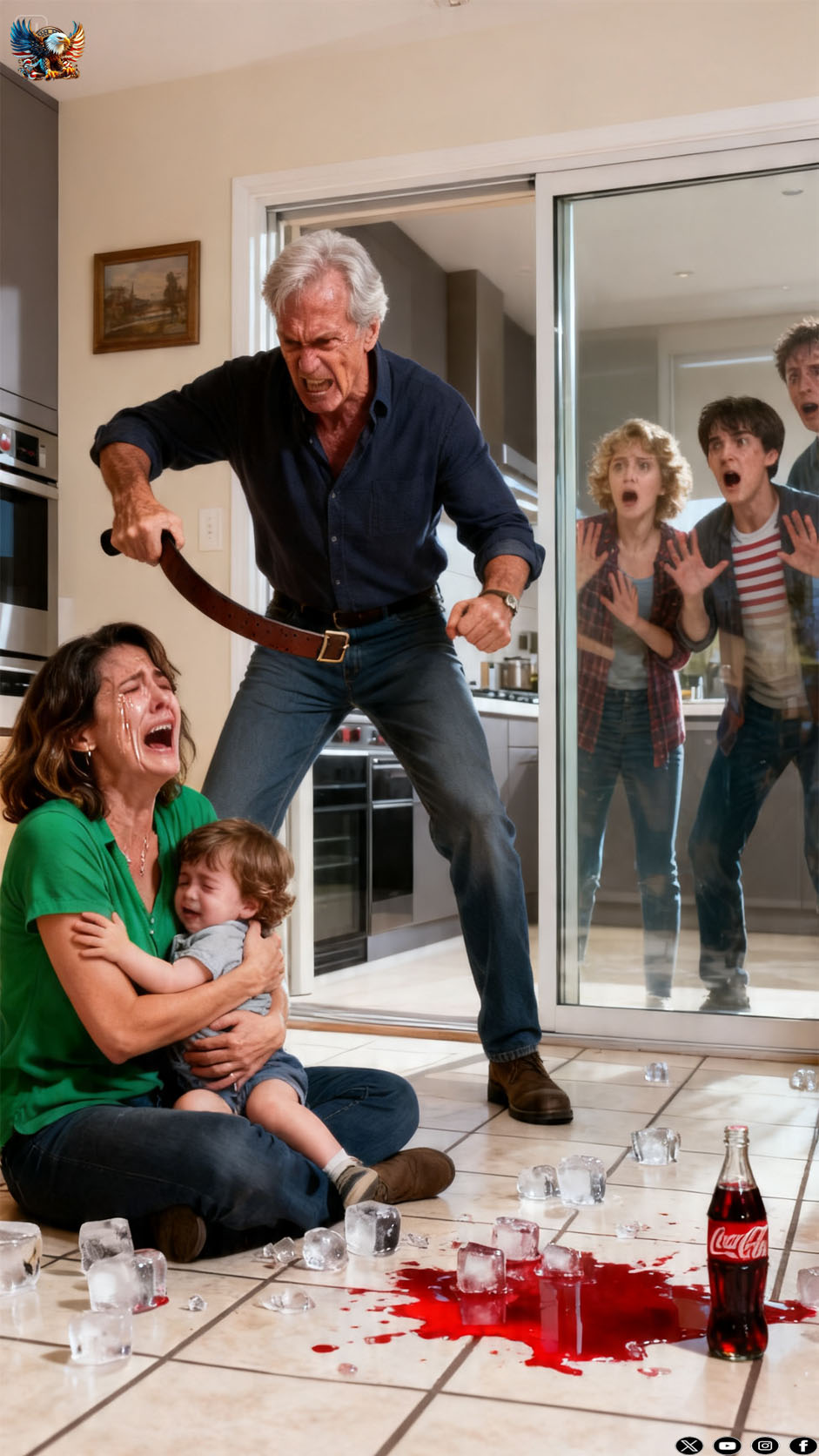 “At my father’s 60th birthday party, my three-year-old daughter Lily went to the kitchen and took a soda from the cooler to drink. My father walked in behind her and said angrily: ‘That’s my soda. You didn’t ask for permission!’