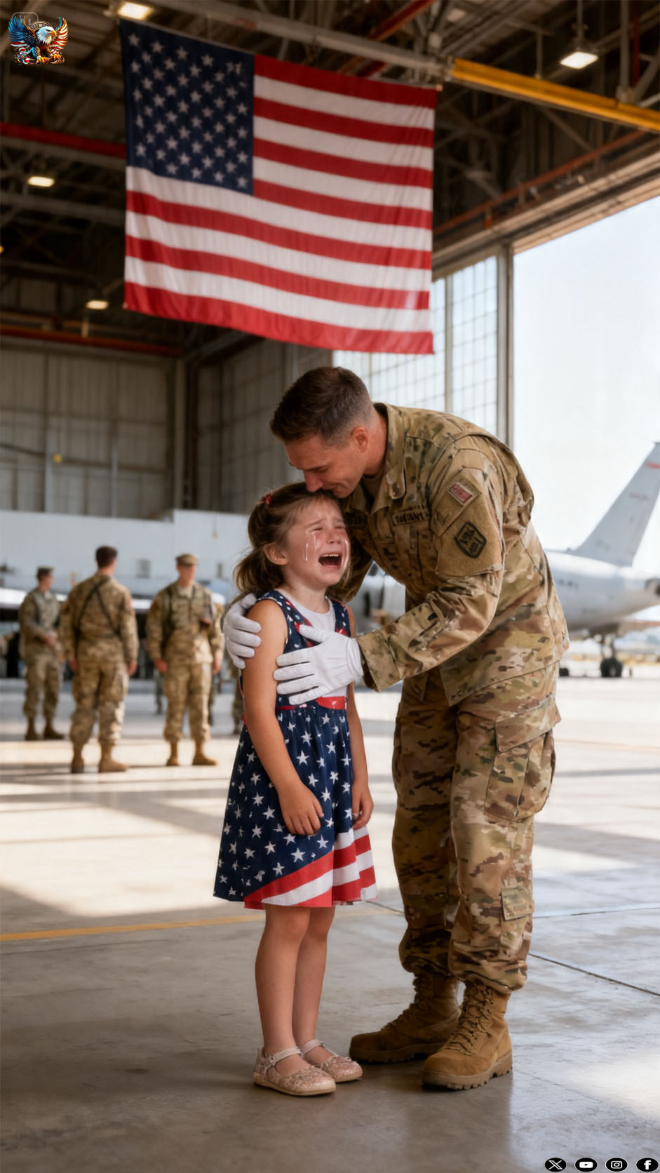 My daughter was mocked for coming alone to the father-daughter dance — until a dozen Marines entered the gym.