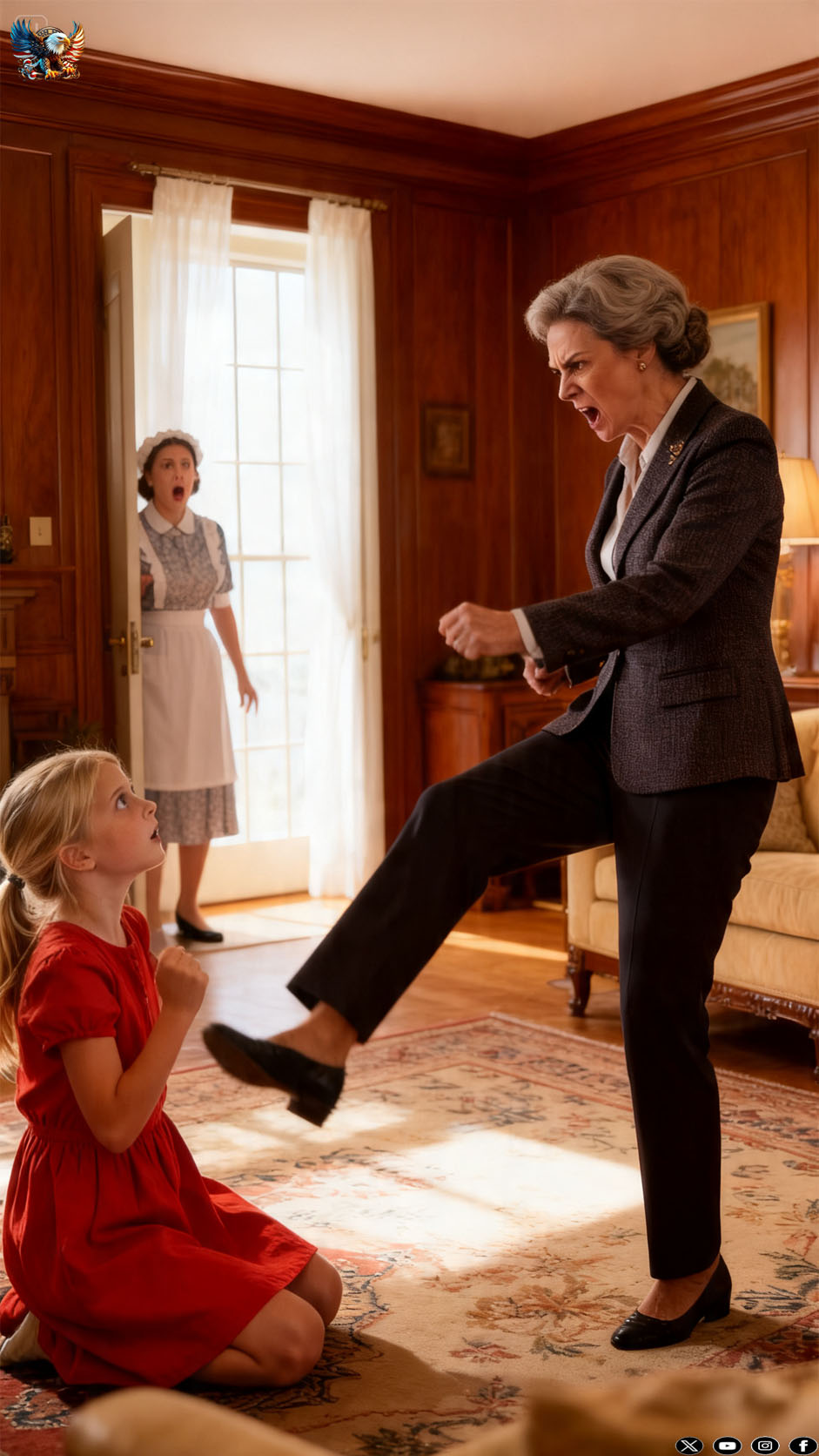 The housemaid called in a panic: “Sir… you need to come home right now… she is going to hurt her…”