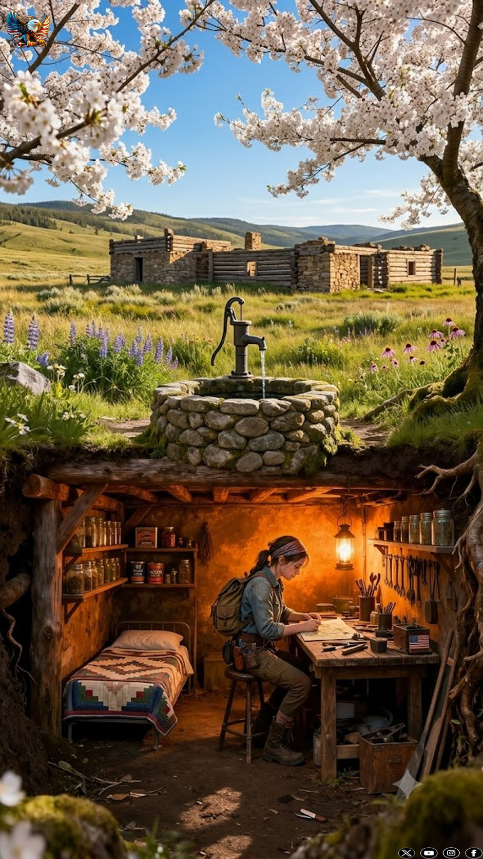 EXPELLED FROM HER HOME AT AGE 14, THE GIRL DUG A CAVE IN THE WELL; WHEN SPRING ARRIVED, SHE WAS THE ONLY ONE LEFT ALIVE.
