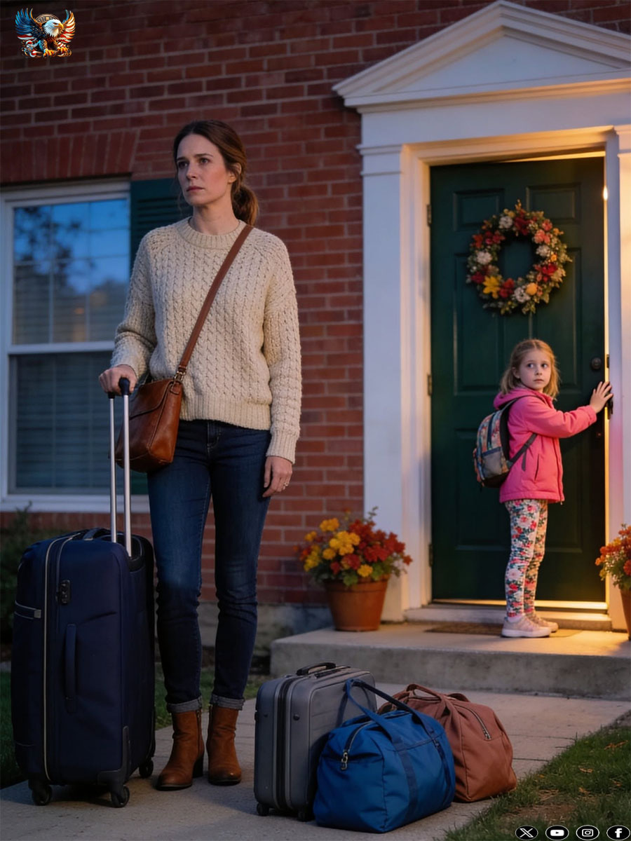 My husband had barely left on his so-called business trip when my six-year-old daughter suddenly whispered, “Mommy… we have to run. Now.”