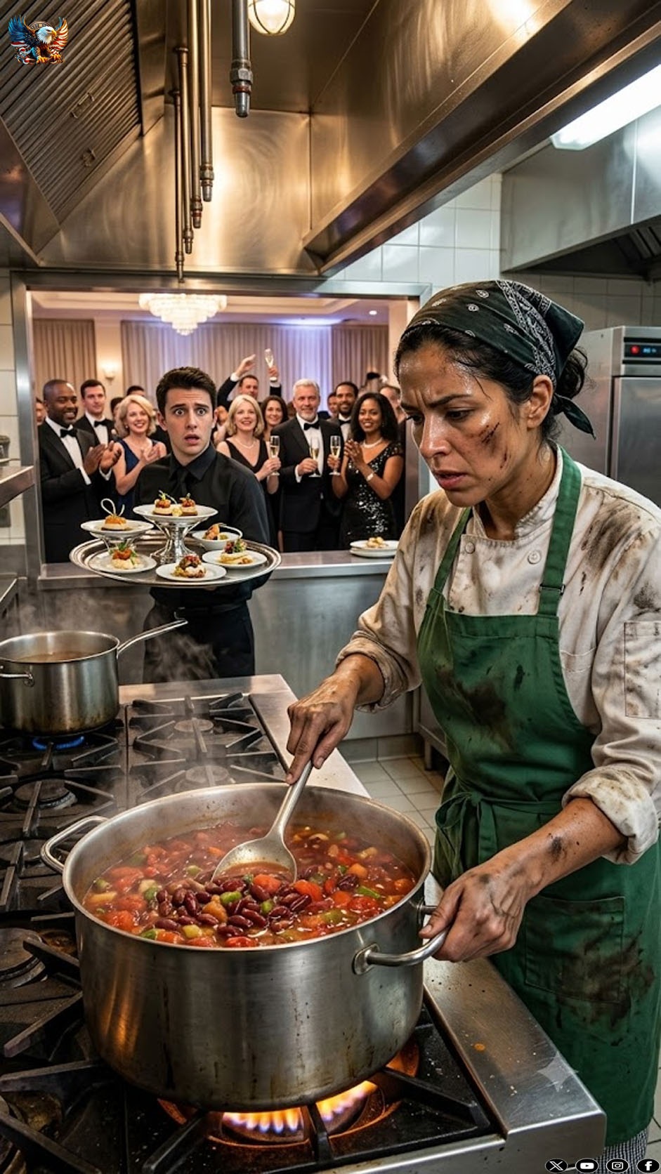 Her husband hid her in the kitchen to avoid embarrassment, but a single bite of her food changed both of their destinies forever.