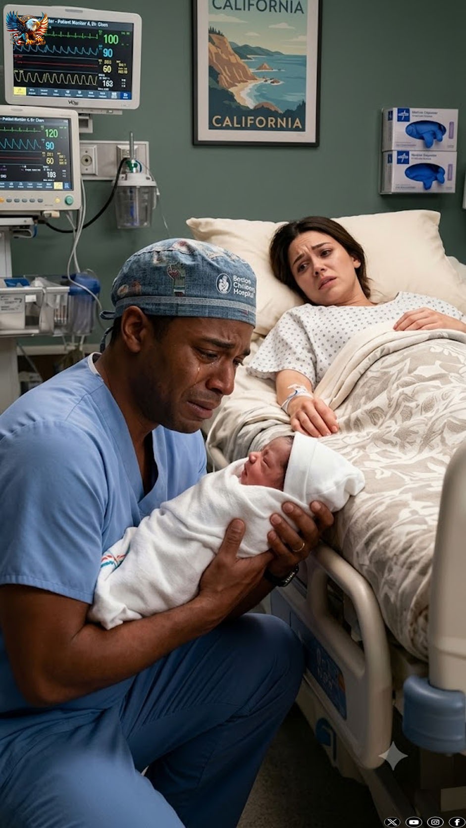 She went to the hospital to give birth, but the doctor burst into tears upon seeing the baby…
