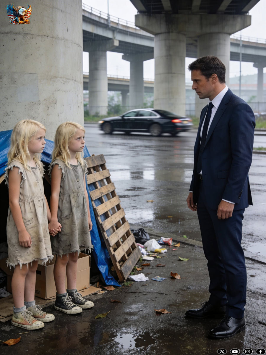 A Billionaire Found Abandoned Twin Girls Under a Bridge—What He Discovered About Their Mother Changed Everything