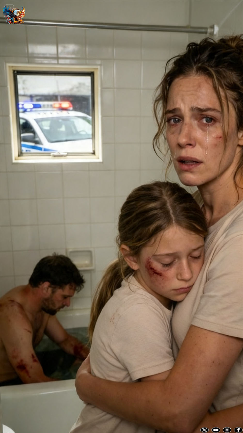 My 5-year-old daughter spent over an hour in the bathroom with my husband… When I asked her why, she stayed silent, so I went to see for myself, and what I saw made me call the police.