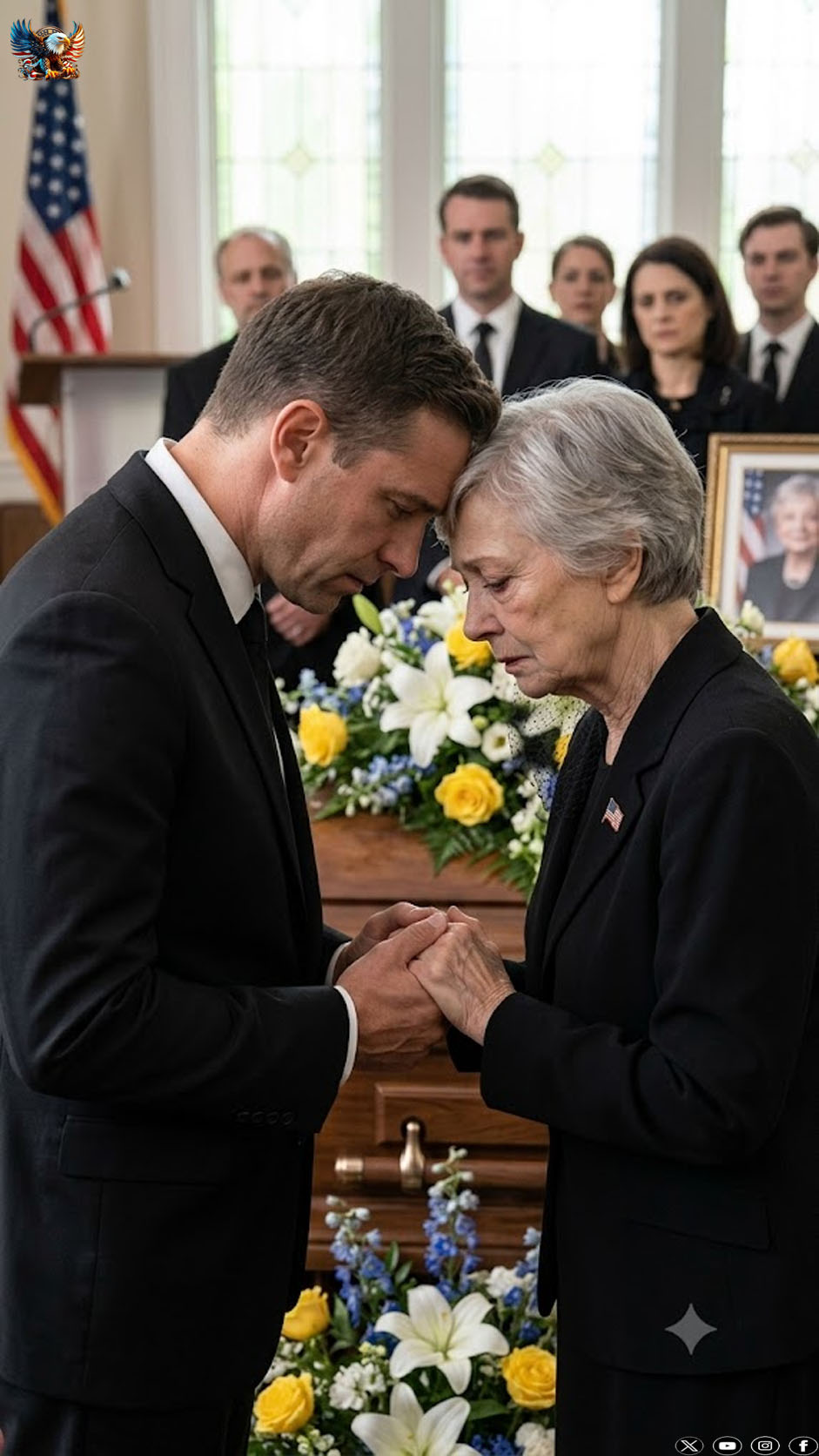 At my husband’s funeral, my son squeezed my hand and whispered, “You are no longer part of this family.” Then he took the will and my keys… without realizing I had already slipped something into his pocket.