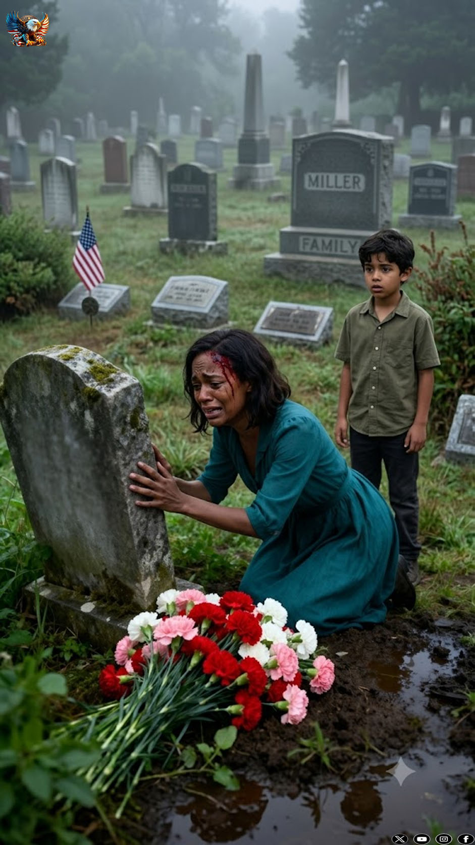 My son died when he was only six years old. My husband didn’t shed a single tear. “Stop clinging to a dead child,” he said coldly. Still, I went to my son’s grave every day. One afternoon, in the silence of the cemetery, I heard a small voice behind me say: “Mommy…”. Trembling, I turned around. And there he was… my son, the boy who was supposed to be dead.