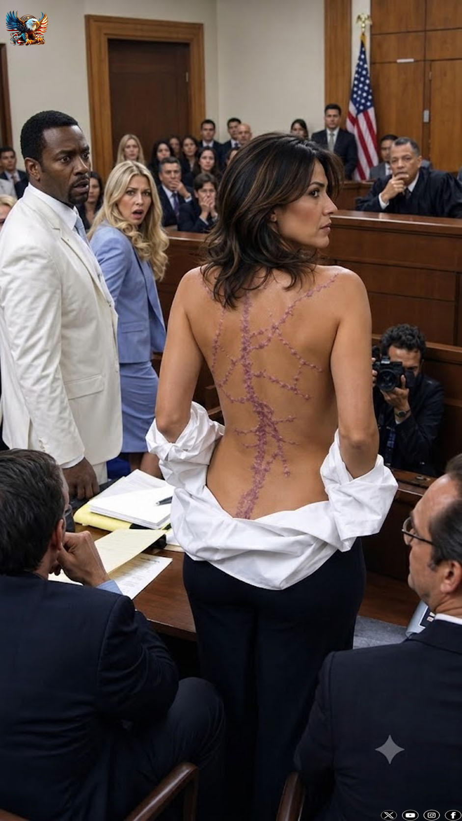In the midst of the divorce, he boasted that he would leave her with nothing… until she took off her coat.