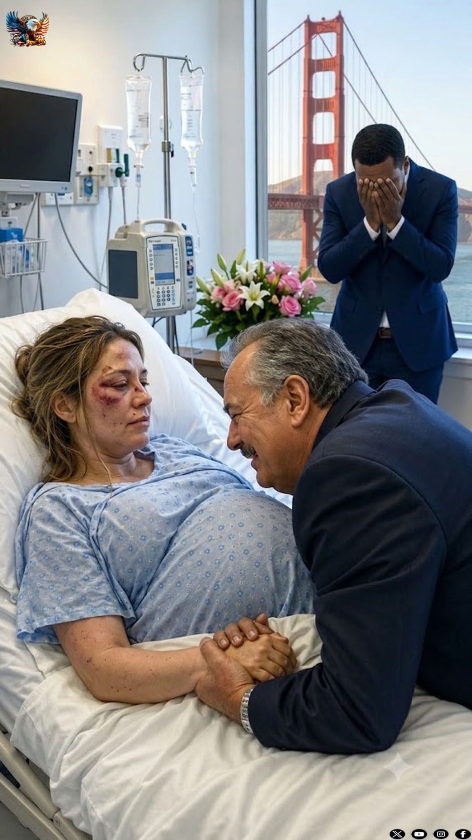 Her husband threw her off a cliff while she was pregnant for 900,000,000… and smiled at her funeral without knowing who had saved her.