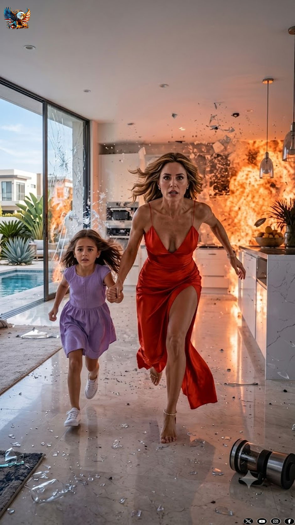 My husband kissed me before leaving, but my daughter screamed, “Mommy, run!” Seconds later, our house exploded, and I discovered that the traitor was sleeping under my own sister’s roof.