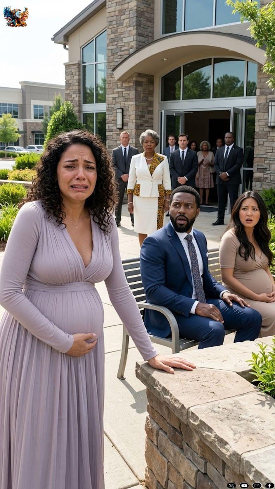 In the middle of our divorce trial, eight months pregnant, I heard the judge say I would leave empty-handed. My husband grinned, certain he had won. “Let’s see how you and the baby will manage without me,” he sneered. I swallowed my tears and prepared to leave the courthouse… until the doors burst open. A millionaire businesswoman walked in, looked at me with teary eyes, and said, “My daughter will be much better off without you.” What happened next shattered all his plans.