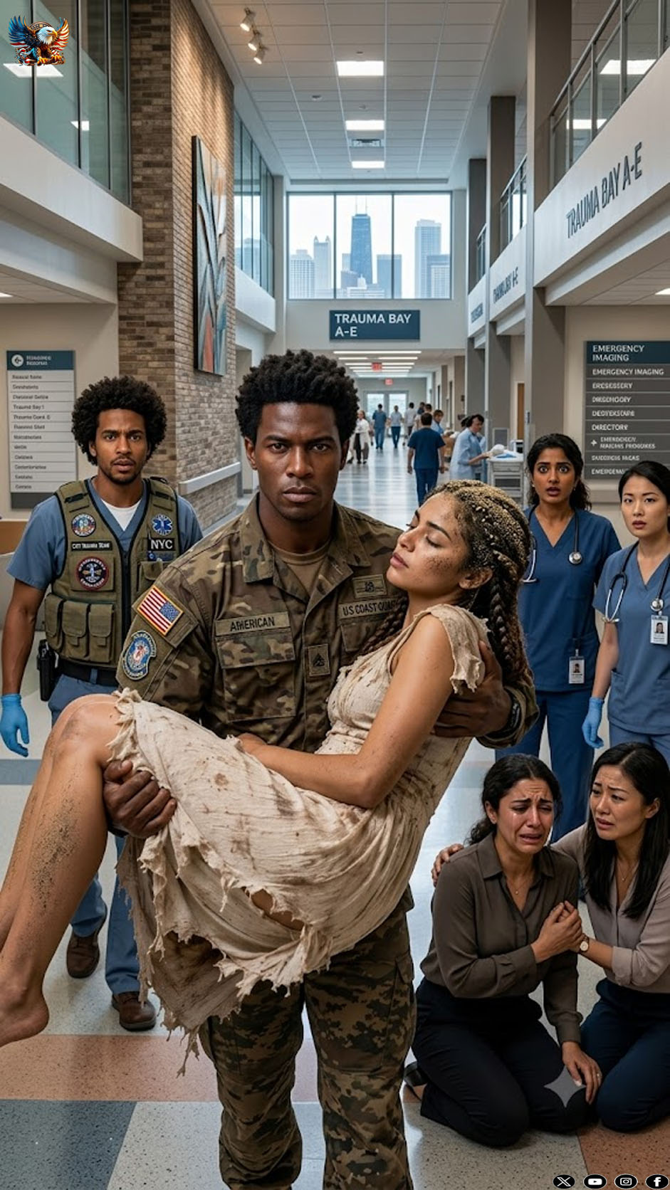 After two years of military service, I came home early with a bouquet and my discharge papers, desperate to surprise my wife. Instead, I froze at the gate—she lay unconscious in the snow while my mother and sister laughed over dinner inside. “She finally learned her place,” my mother sneered. I carried my wife to safety, then called the police and my attorney. By dawn, they were arrested, disowned, and thrown out of the house they believed was theirs.