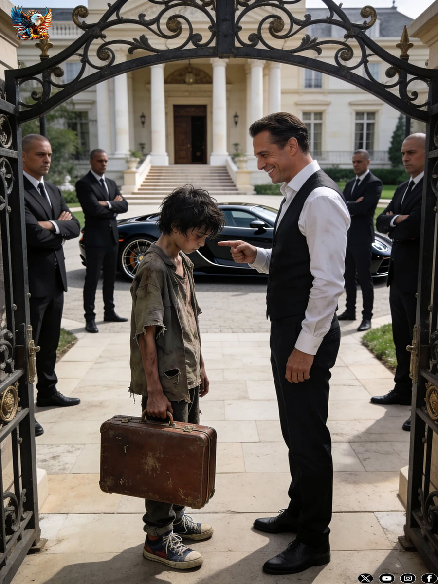 A 12-Year-Old With a Torn Suitcase Said He Owned Part of the Company—The CEO Mocked Him… Minutes Later the Board Fell Silent