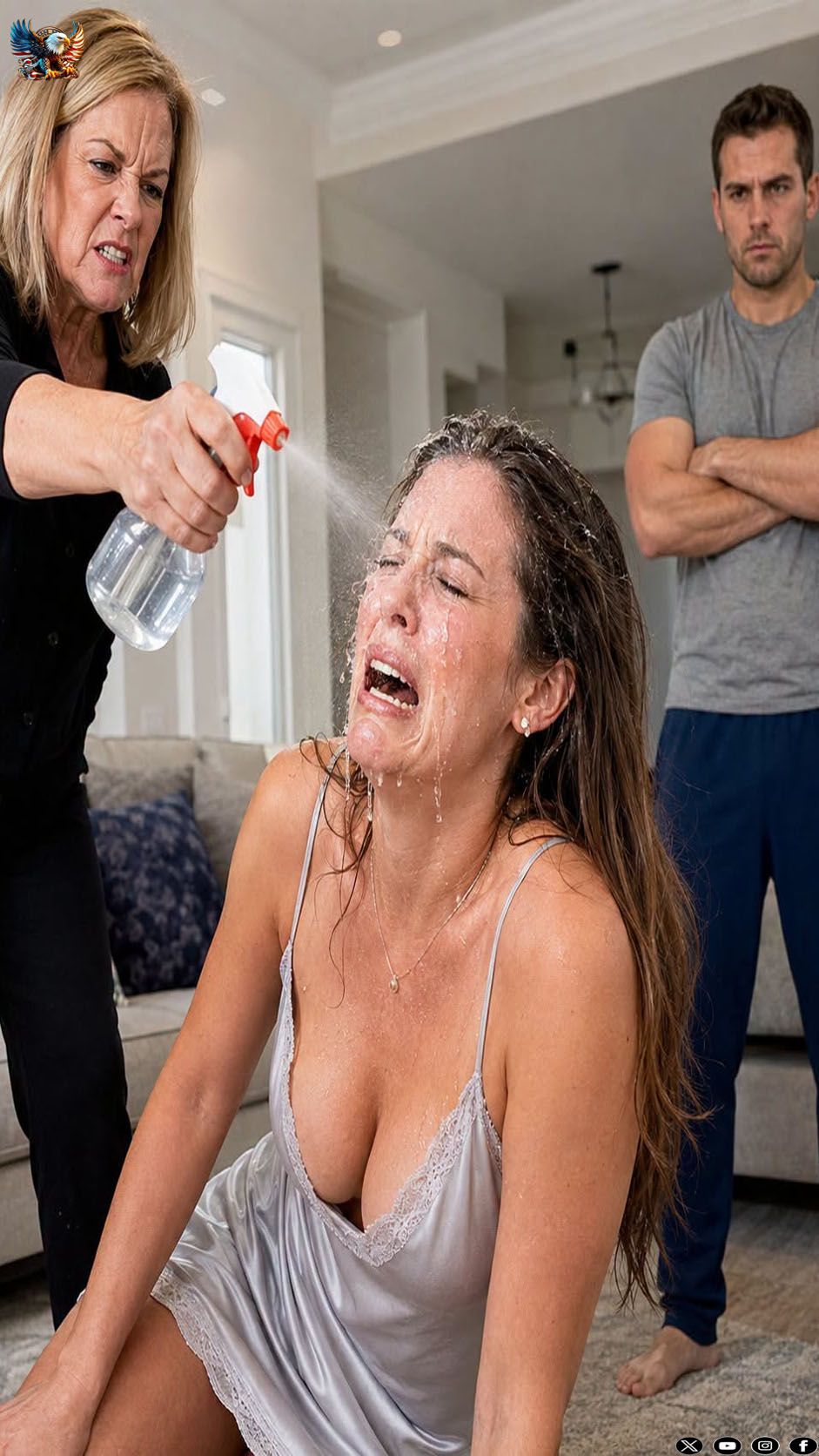 One day after my wedding, my mother-in-law sneered, “A filthy, penniless woman like you doesn’t belong in this family,” then sprayed disinfectant directly into my face. As I screamed and collapsed, my husband only sighed, “Stop overreacting.” Hours later, doctors confirmed chemical burns in both eyes. But when my parents arrived at the hospital and quietly asked for the security footage, my husband’s family had no idea who they had just declared war on…