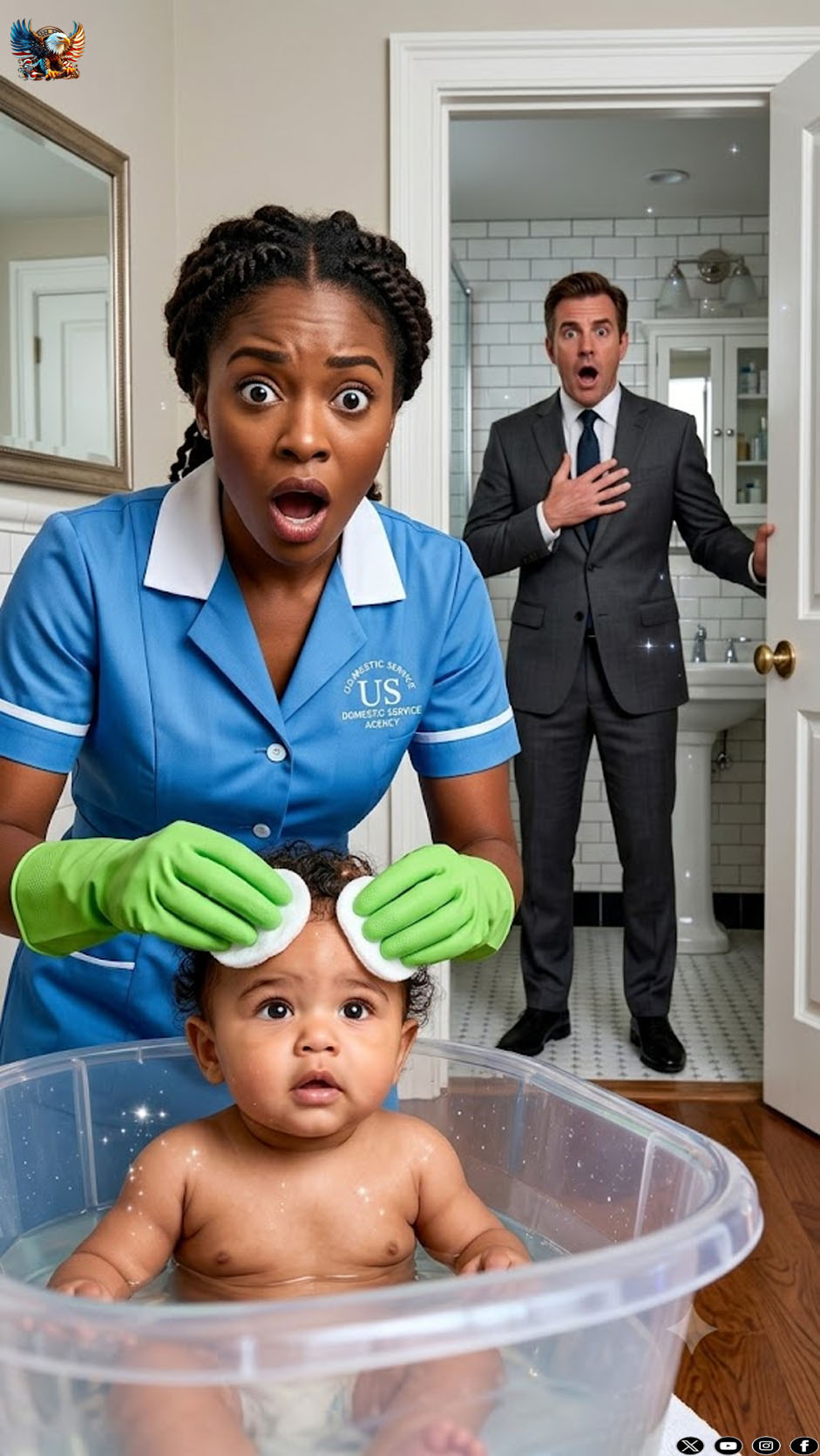 The rancher’s baby was born unable to see… but what the cleaning woman discovered that very night caused fear to take hold of the entire house.