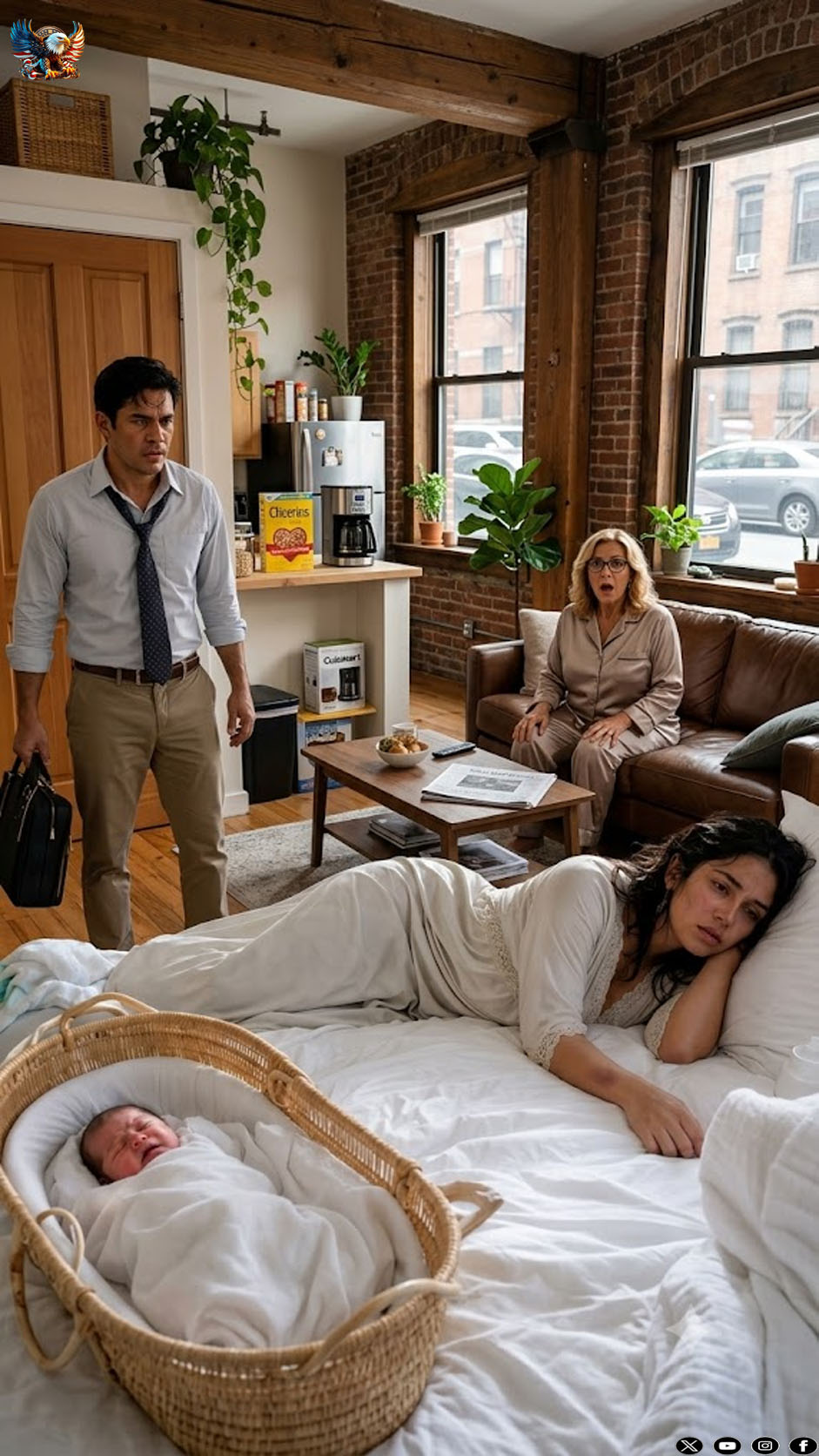 I returned home from a business trip to find my wife, who had just given birth, pale and sickly, my baby with a high fever, and my mother saying, “Don’t overreact, she’s just trying to take advantage of you.” That night, I realized the price I had to pay for my silence.