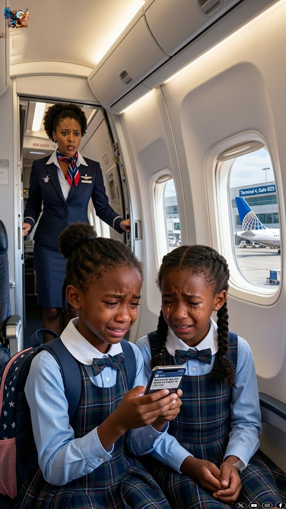 Two 10-year-old Black twin girls were denied boarding by a flight attendant — until they called their father, a famous CEO, and demanded the entire flight be canceled…