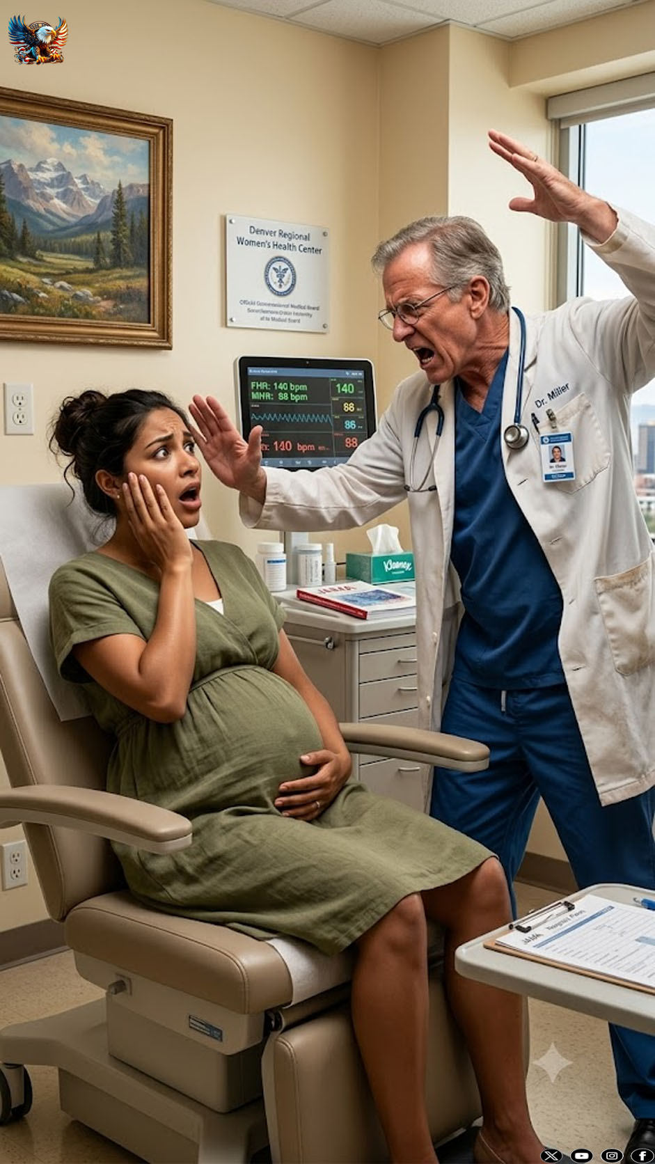 A racist nurse slapped and humiliated a pregnant Black woman, then called the police to have her arrested. Her husband arrived 15 minutes later — and everything changed…