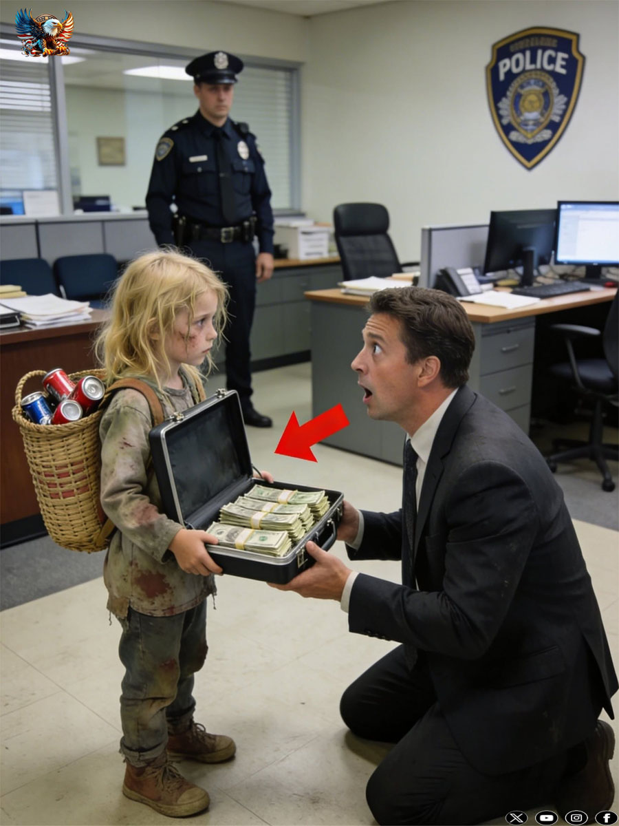 A Homeless Little Girl Finds a Suitcase Full of Cash… But When She Returns It to a Billionaire, It Exposes a Secret No One Saw Coming