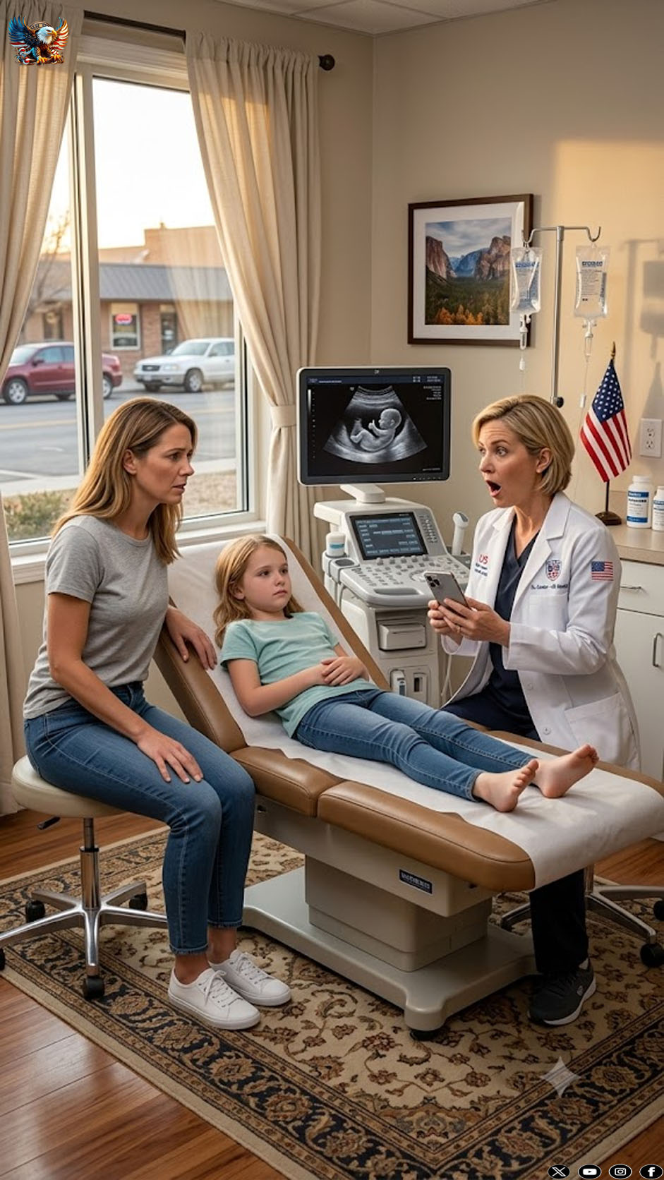 Daughter Complains of Stomach Pain After Spending the Weekend at Stepdad’s House — Mom Takes Child to Doctor, Doctor Sees Ultrasound and Calls 911 Immediately… .