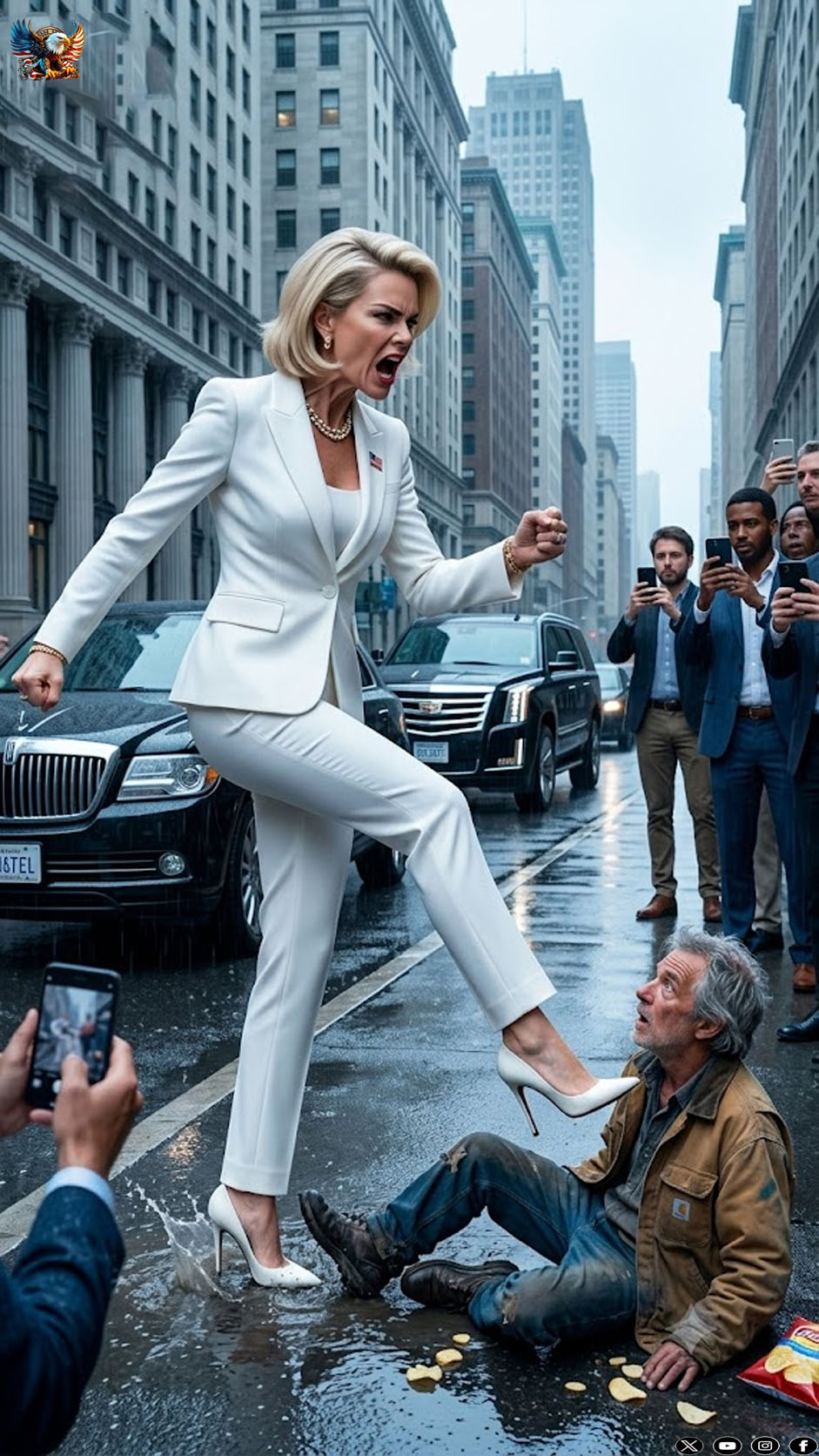 A Powerful Woman Pushes a Boy into a Puddle, But the Birthmark on His Hand Leaves Her Stunned…