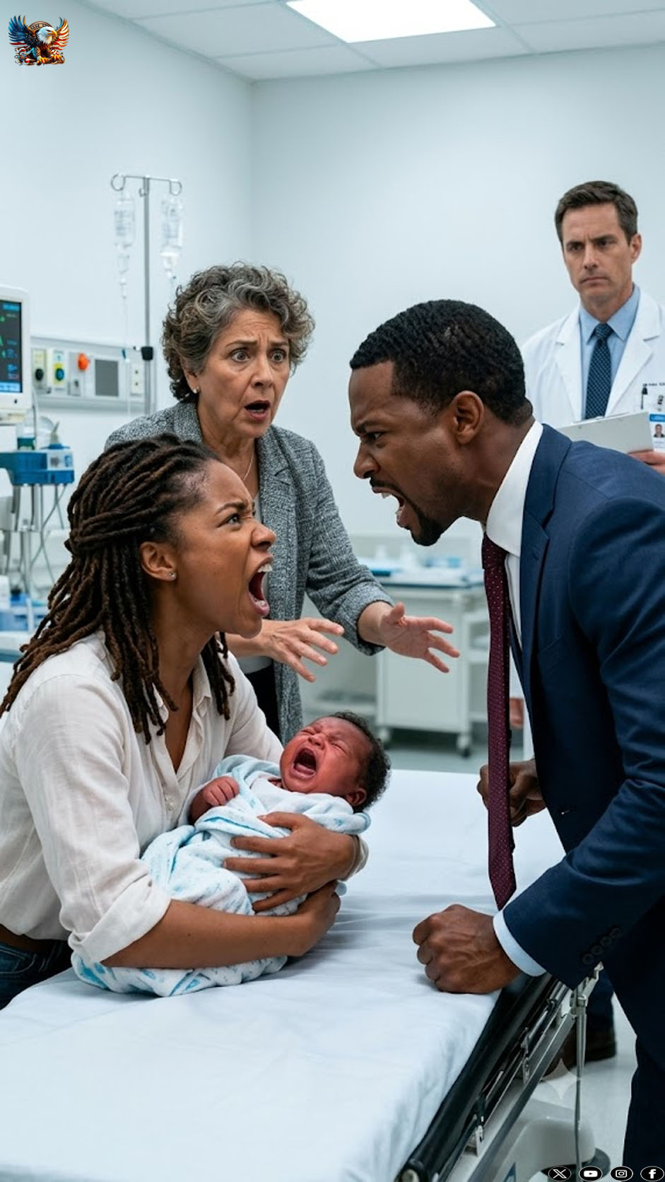 At my baby’s three-month checkup, the doctor pulled me into a private room, lowered his voice, and asked a question that made my stomach drop: ‘Who is alone with your child during the day?’ What he told me next shattered everything I thought I knew about my family.