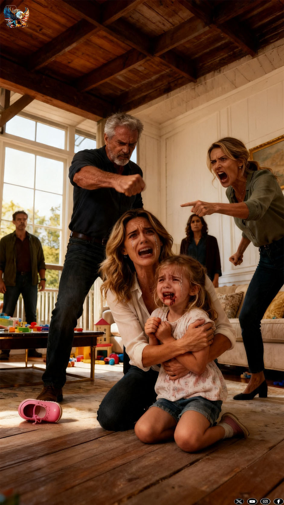 My father broke my four-year-old daughter’s jaw because she talked back. She came crying to me, saying, “Mommy, Tina was saying mean things and kicking me in the stomach.” When I confronted my sister about her daughter’s behavior, she yelled, “Well, your daughter deserves not only a broken jaw, but a full-face beating.” I grabbed…