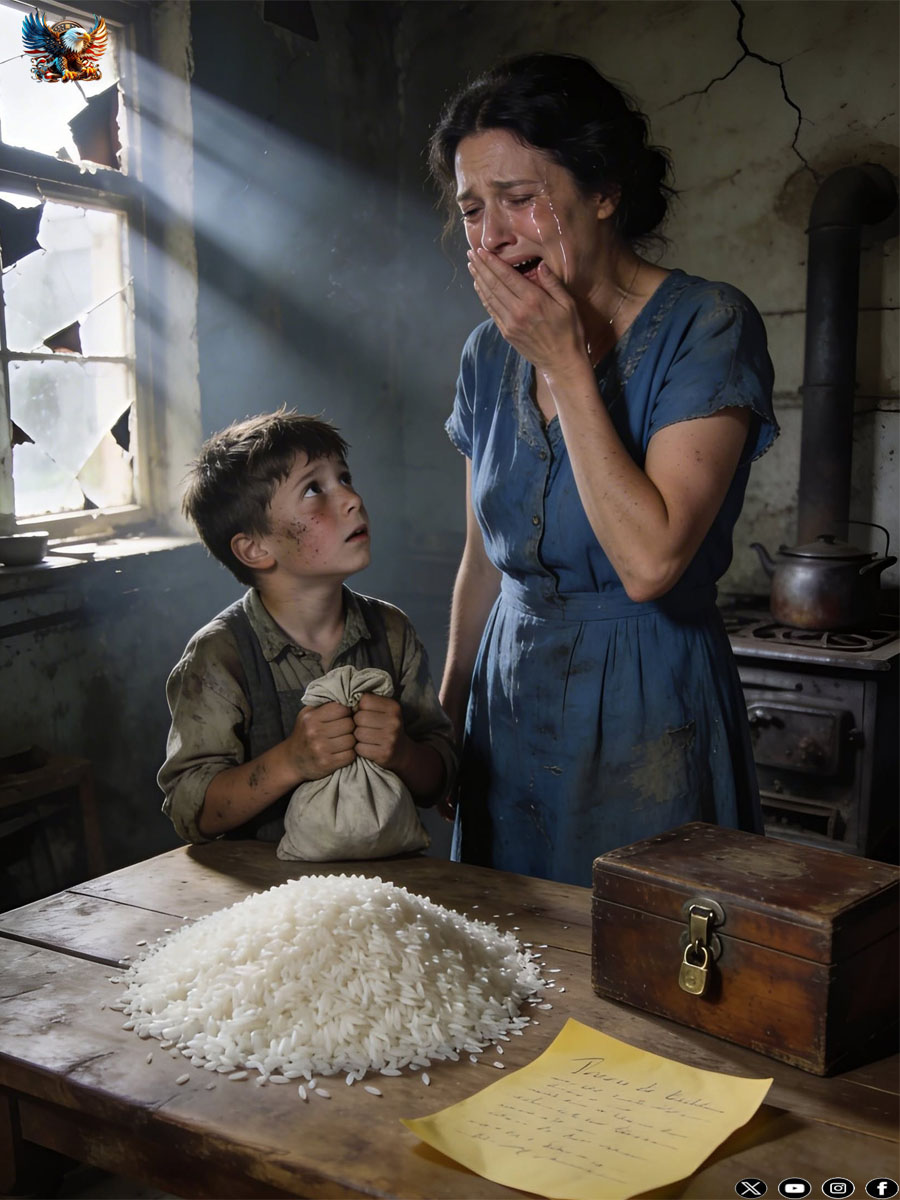 In 1986, my mother asked me to go to my Uncle’s house to borrow some rice. I didn’t expect him to give us ten whole kilos. But when my mother emptied it out, she suddenly covered her face and began to cry inconsolably… The reason behind it left me frozen, and it is something I will never forget for the rest of my life.