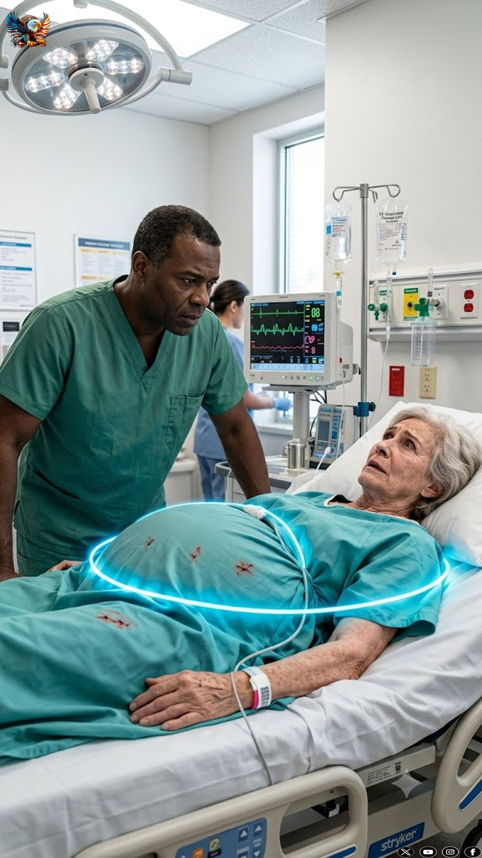 A 65-year-old woman discovered she was pregnant, but when the time came for delivery, the doctor examined her and was shocked by what he saw.