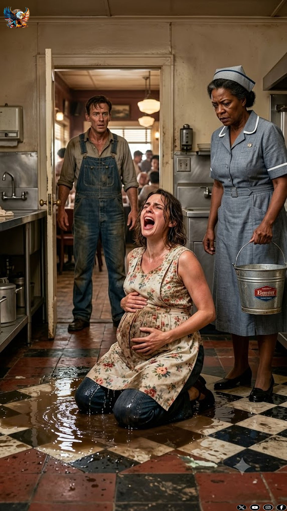 Eight months pregnant, my mother-in-law yelled at me, “You stole my child!” Before I could react, my sister-in-law grabbed me by the neck and pushed me