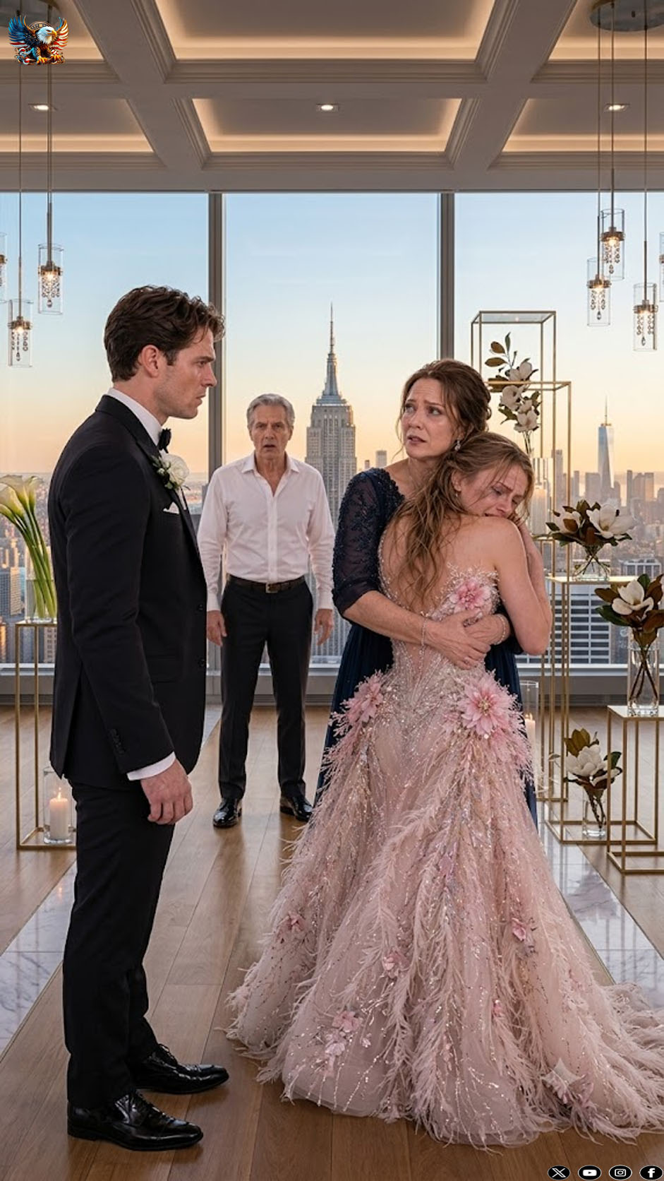 Her daughter arrived injured after the wedding and revealed the betrayal.