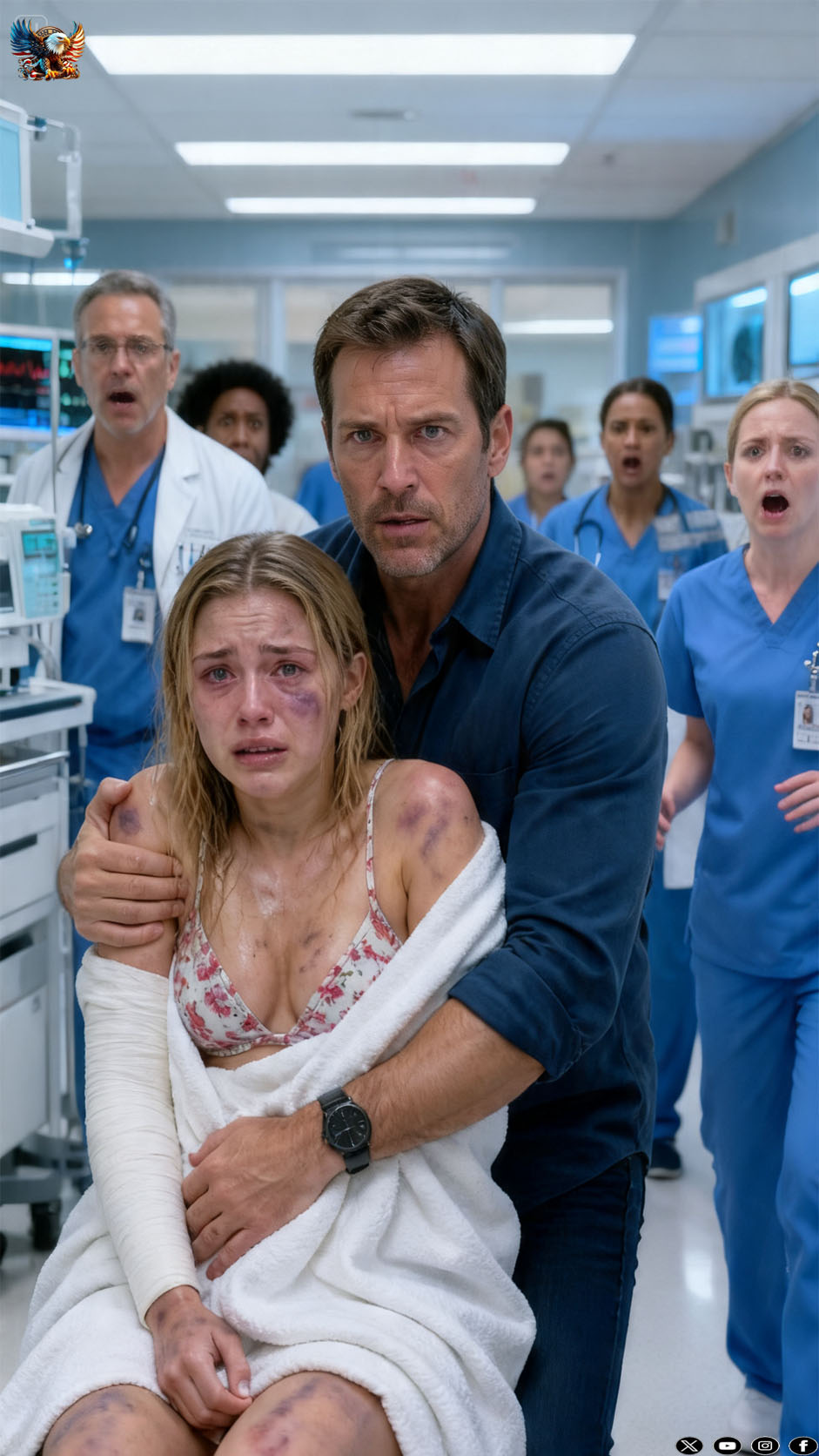 My stepfather beat me every day as a form of entertainment. One day, he broke my arm, and when we took me to the hospital, my mother said, “She accidentally slipped and fell while bathing.” As soon as the doctor saw the bruises on my face, he immediately called 911.