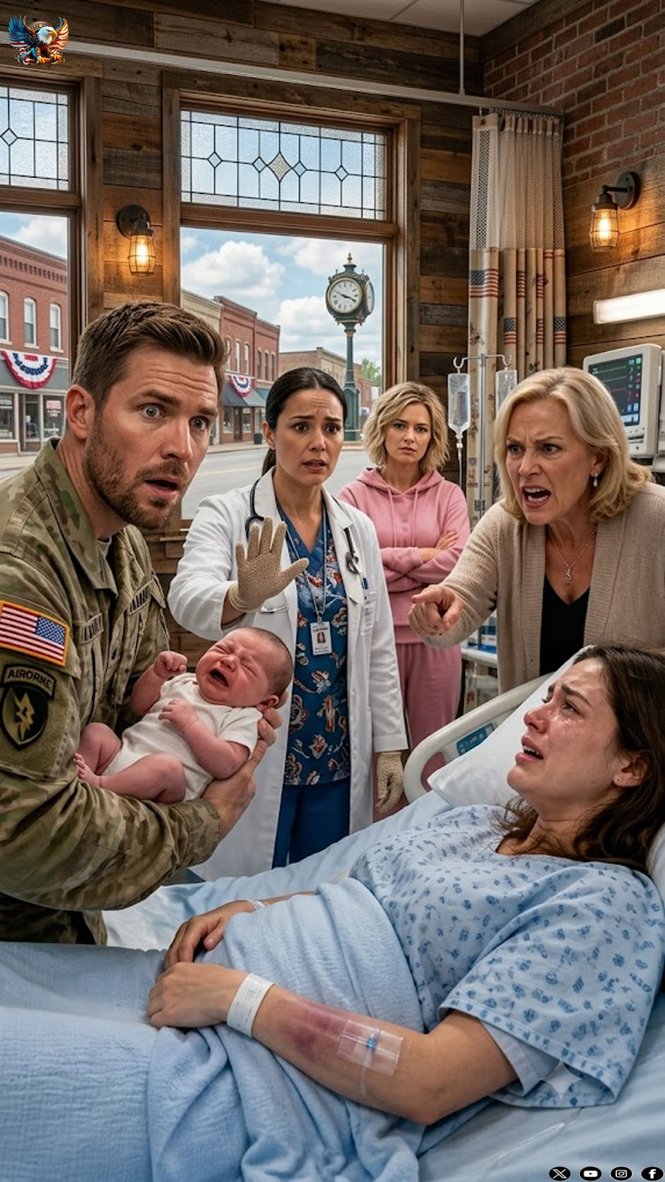 After eight months of military service, I returned home to find my newborn son burning with fever and my wife collapsed beside his crib, bruises covering her arms. My mother sneered, “She needed discipline,” while my sister added, “And the baby is her problem.”
