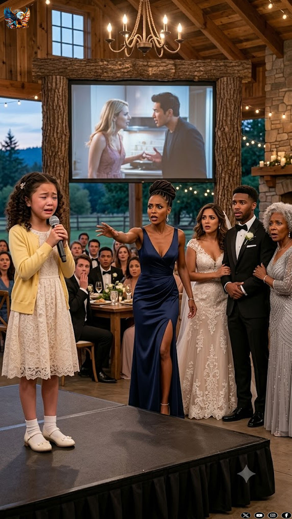 At my sister’s wedding, she mocked me for arriving alone, poor, and with my “useless daughter,” while my mother laughed and said my face would ruin the photos. But then my 8-year-old daughter walked up to the DJ booth, grabbed the microphone… and revealed the video that ruined the wedding.