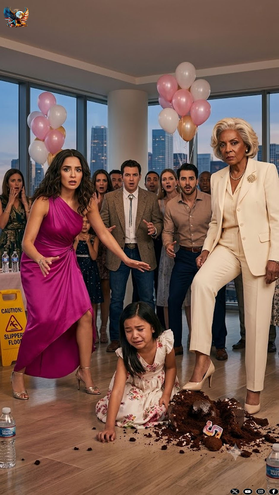 In front of my daughter’s friends, my mother-in-law dug her heel into the cake and said, “I won’t spend money on a child who isn’t ours”; I didn’t respond, I just checked the bank papers, and there I discovered why she wanted custody more than blood.