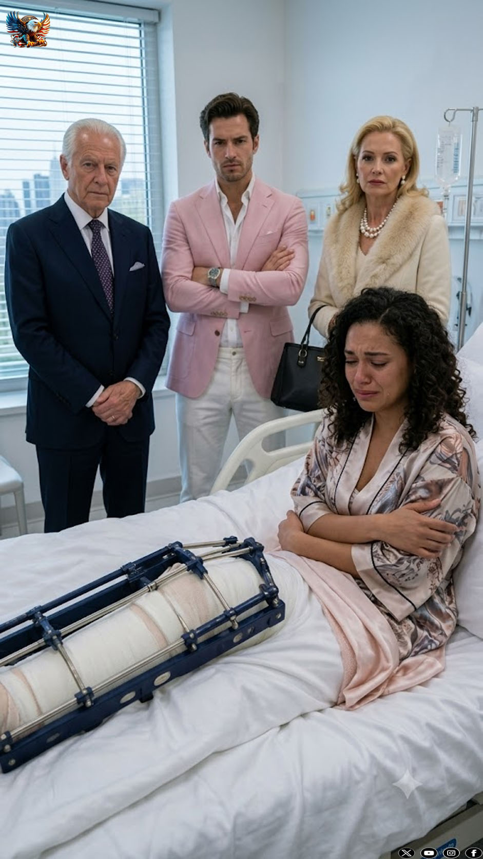 My In-Laws Br0ke My Leg, and My Husband Looked Me in the Eye and Said, “Maybe Now You’ll Finally Learn to Obey.” Three Days Later, They Walked Into My Hospital Room Laughing at Me. I Didn’t Cry or Argue—I Quietly Pressed Record and Called My Lawyer… Never Knowing the Police Had Already Entered Their House.