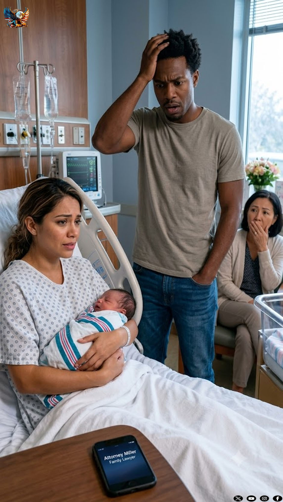 Thirty minutes after giving birth, I expected my husband to cry, kiss our baby, and call us his family. Instead, he stared at our newborn and whispered, “I want a DNA test. That baby might not be mine.”