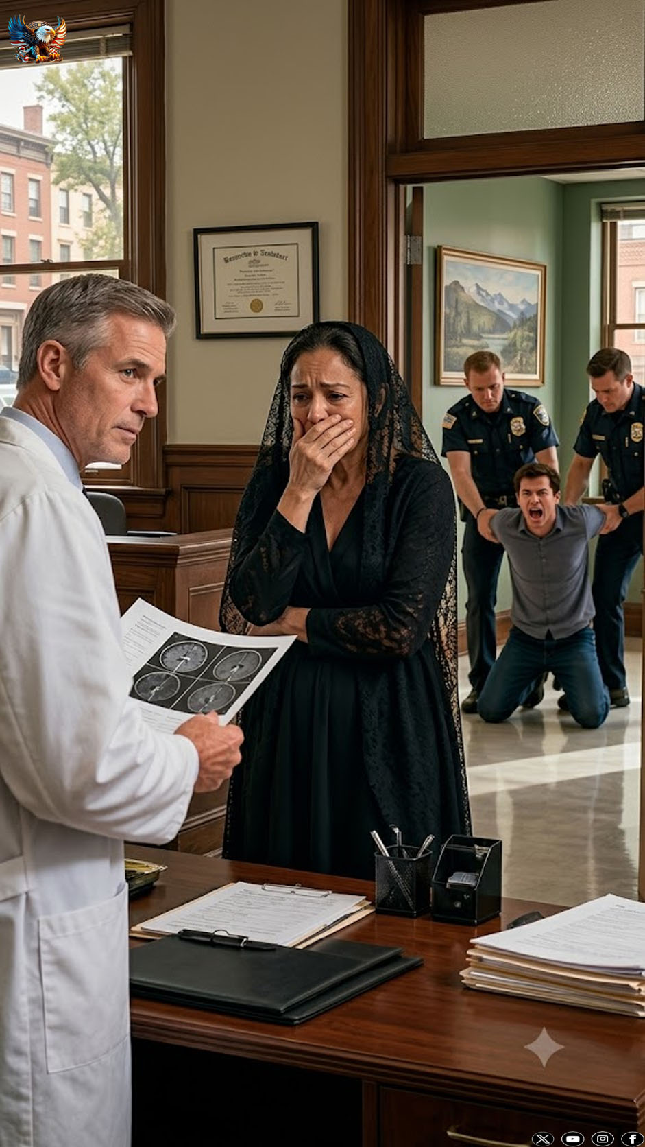 Two hours after my daughter’s funeral, my phone rang. Her doctor whispered, “Come to my office immediately. I need to show you something—and tell no one, especially your son-in-law.”