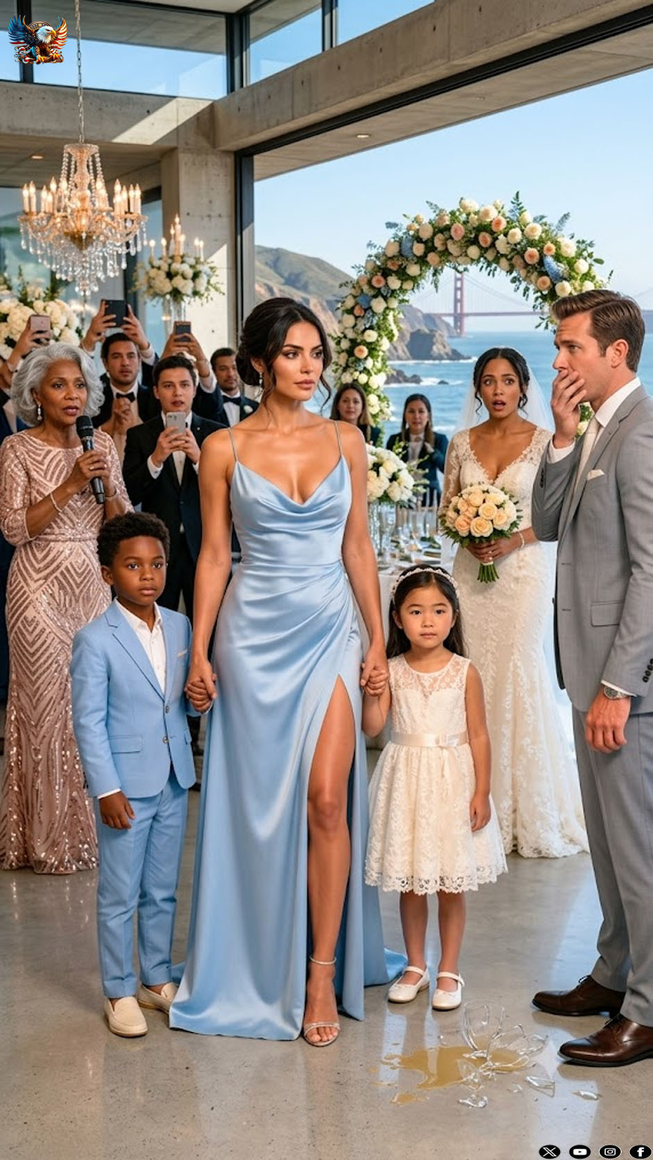 My Former Mother-in-Law Invited Me to My Ex-Husband’s Wedding Just to Remind Me I Was “The Barren Woman He Finally Escaped.” I Arrived Calmly With Three Children Dressed for the Occasion, Pulled Out a Recording From the Family Attorney, and Said, “Before We Raise Our Glasses… Listen to This.” No One Realized That One Voice Was About to Destroy Five Years of Lies in a Matter of Seconds.
