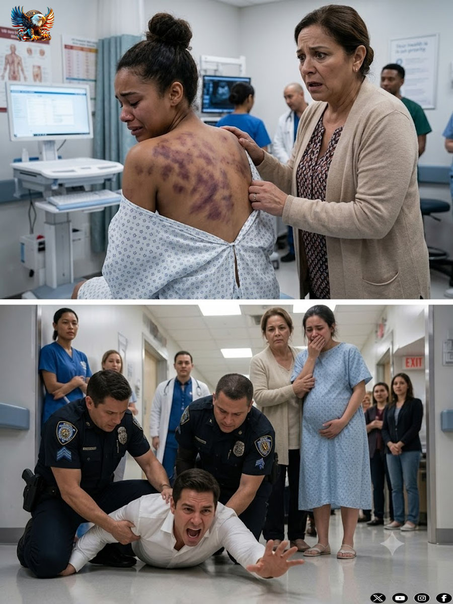 At the VIP clinic, I was helping my nine-month pregnant daughter out of her clothes for her final ultrasound. When her shirt dropped, I stopped breathing.