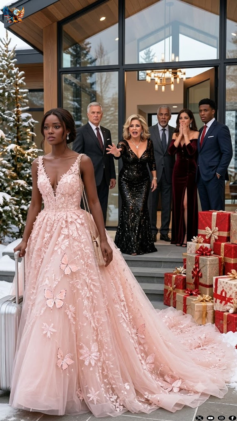 On New Year’s Eve, mom gave presents to every grandchild except mine, so I quietly left and said never to invite us again—then at 6:00 a.m. on January 1, my family’s “new year’s gift” arrived at their door…