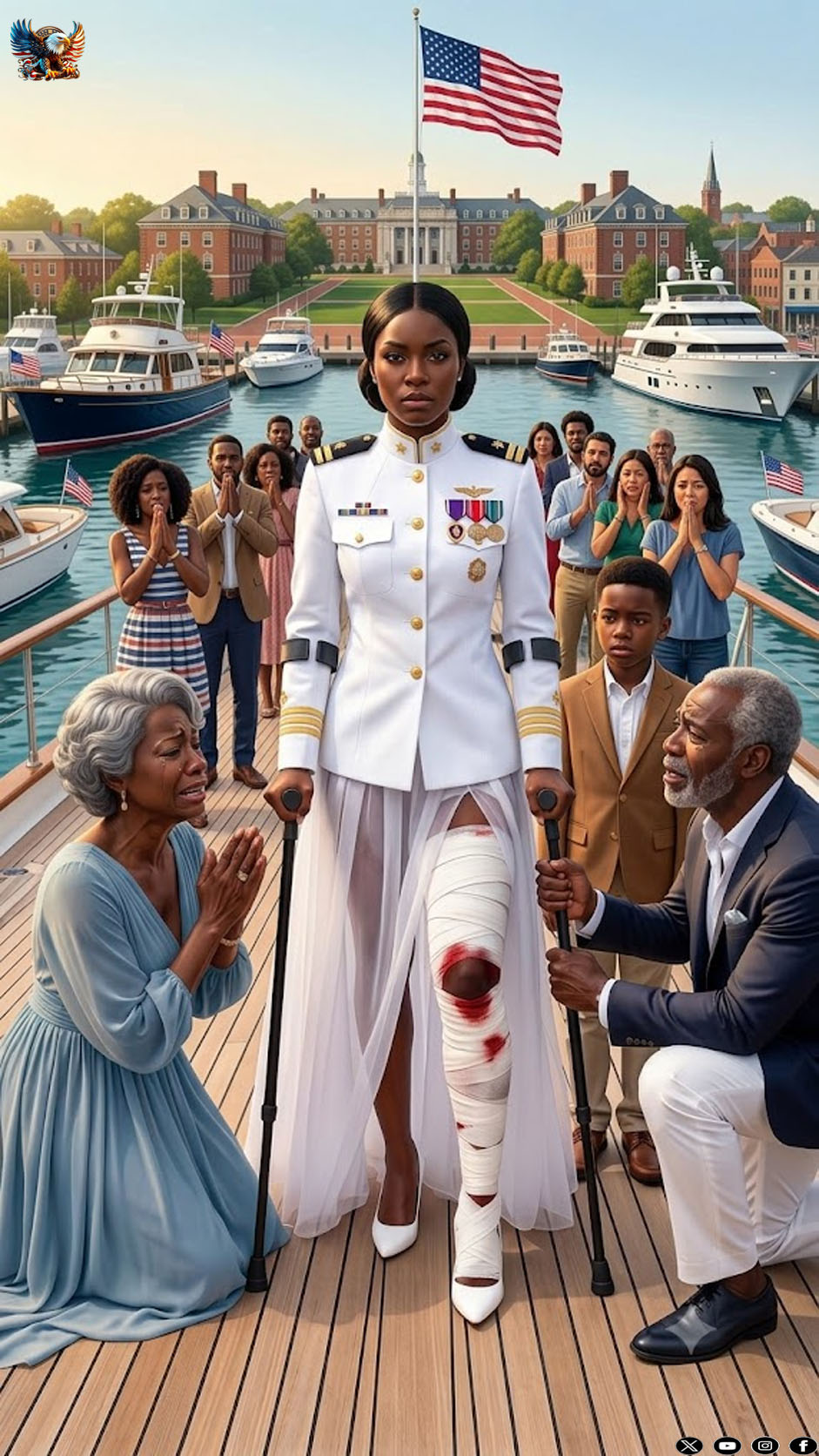 While my parents toasted my sister’s new $150,000 yacht at a lavish weekend party, I sat inside a San Diego military clinic begging for $5,000 to keep my leg. “Take some painkillers and stop being dramatic,” my mother scoffed before hanging up. They expected me to disappear quietly like always. Instead, 48 hours later, one battered lottery ticket and my little brother’s sacrifice started a war they never saw coming.