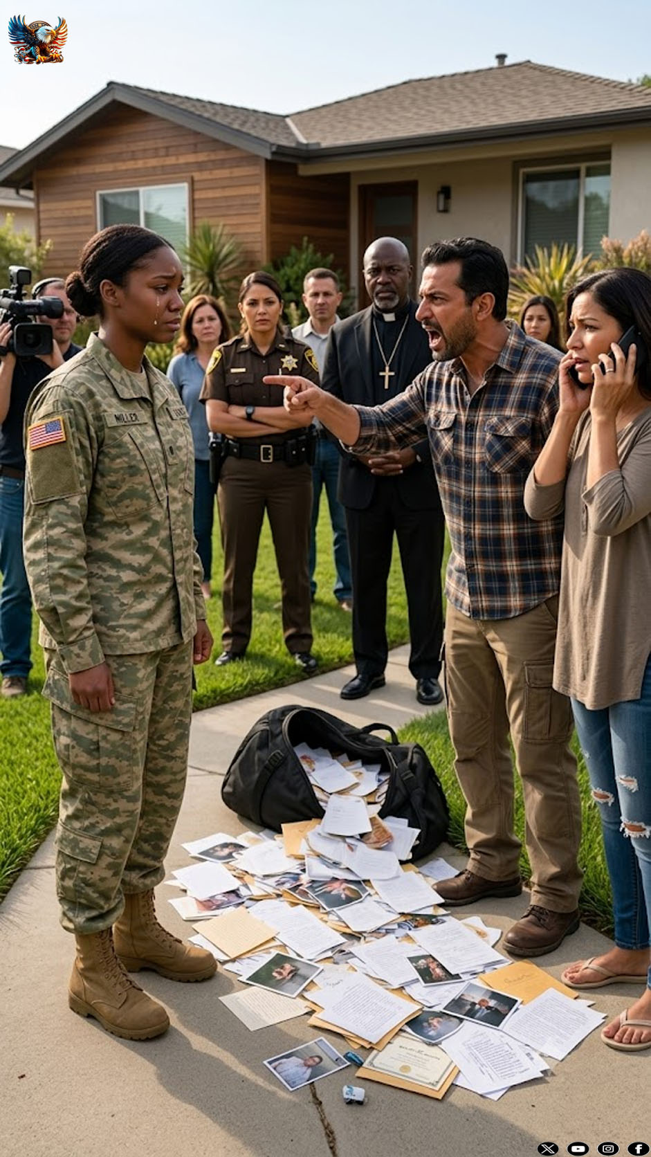 For Four Years, My Parents Told Our Neighbors, My Former Teachers, and Even Our Church Pastor That I Was Serving Time in Prison. “She Ruined Her Own Life,” My Mother Would Sigh. In Reality, I Was Deployed Overseas With the U.S. Military. When I Returned Home in Uniform, the Mail Carrier—Who Had Been Secretly Forwarding My Letters—Called the Local News, and the Entire Town Gathered as My Parents Locked Their Front Door.
