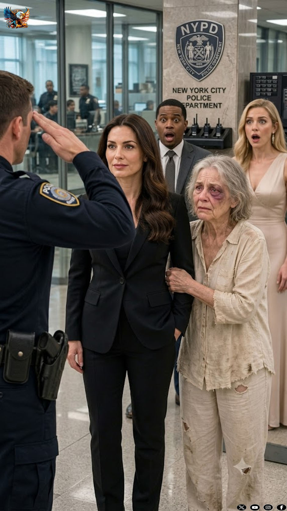 At 2:27 a.m., my mom called in tears: “Honey… I’m at the police station. Your sister-in-law b/e/@/t me with a baseball bat. Then she convinced the officers I attacked her because I’m mentally unstable. Your brother just stood there and watched!” When I walked in, the officer turned ghost-white and stammered, “Ma’am… I-I…”