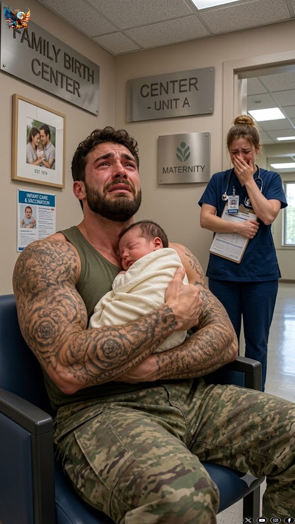 A 6-foot-4 combat veteran with severe burn scars and trembling hands walked into our NICU. He didn’t look like he belonged. Then, the aband0ned, drug-@ddi//cted premature baby in bed 7 started crying. Her mother had disappeared, leaving her to battle for survival without anyone beside her.