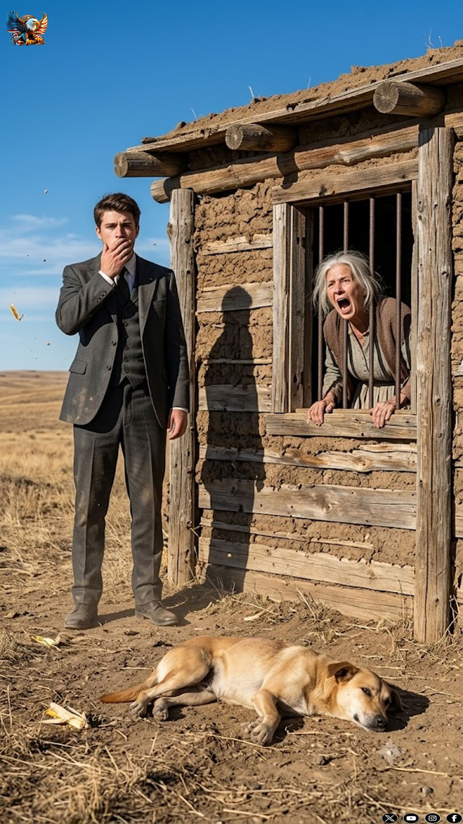 The Wealthy Son Returned from Abroad… and Found His Mother Imprisoned by Those She Helped the Most…