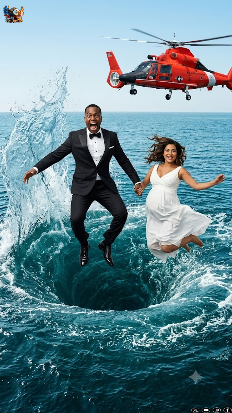 The husband pushes his pregnant, billionaire wife from a helicopter to claim her inheritance, but unexpectedly… she was already prepared.
